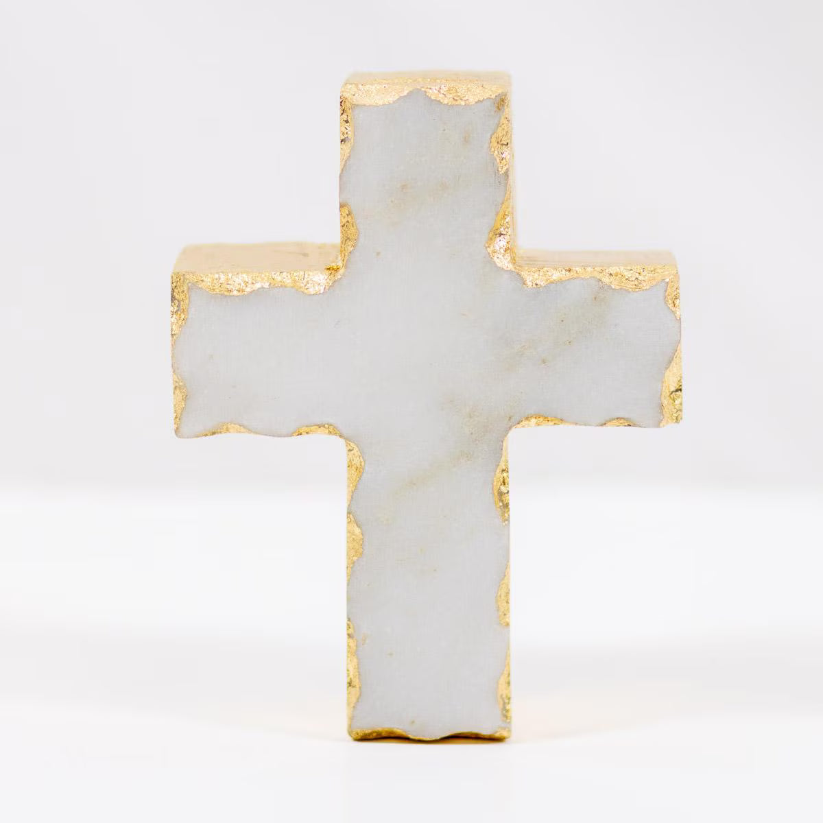 Marble Cross White/Gold