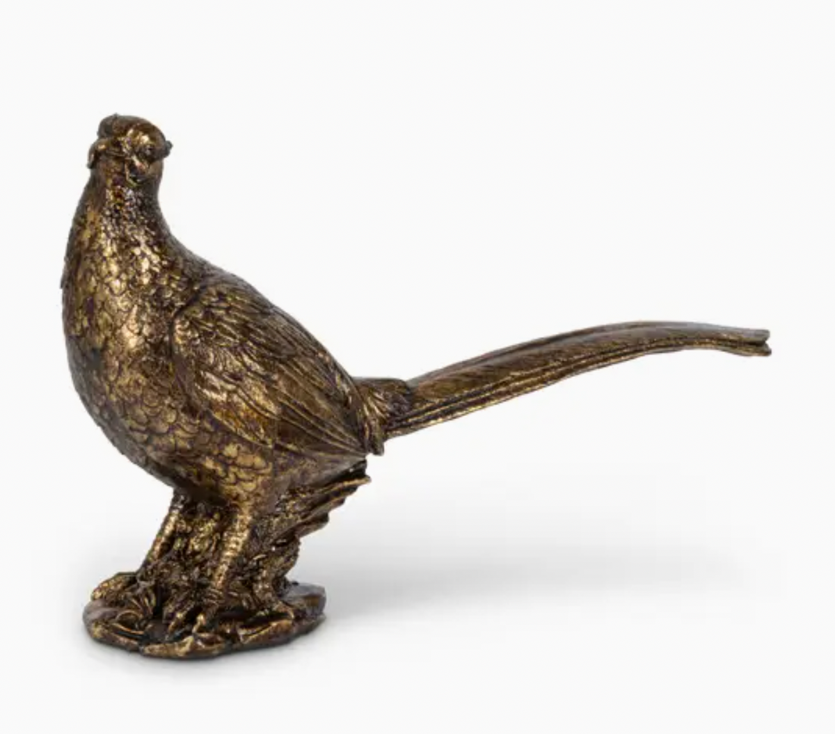 Bronze Resin Tabletop Pheasant