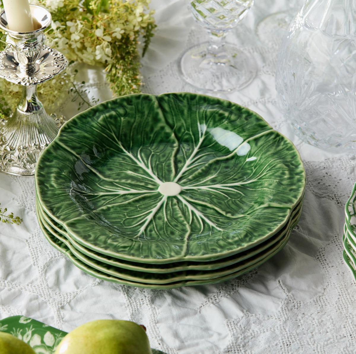 Le Jardin Cabbage 11" Dinner Plate