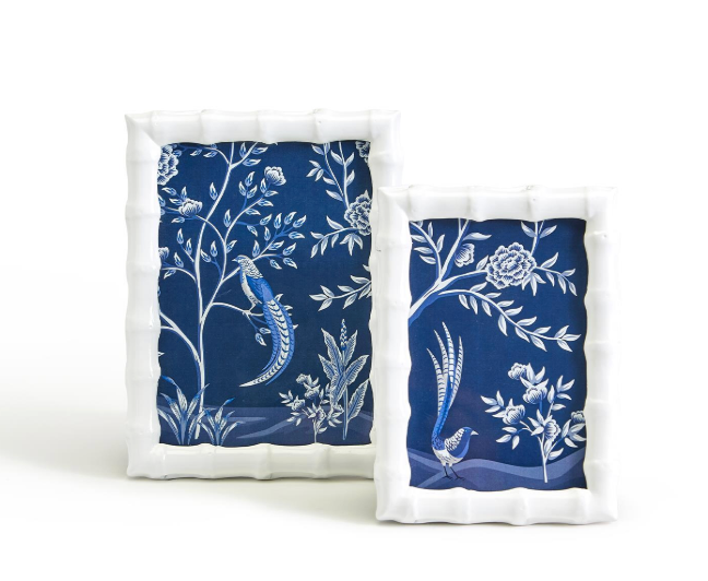 White Bamboo Frame