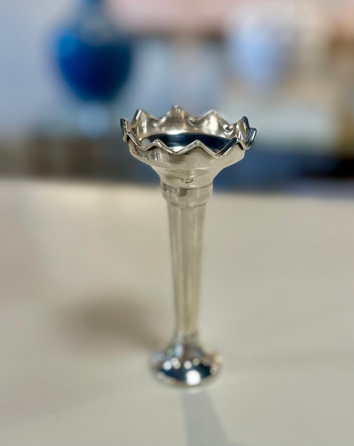 Silver Bud Vase