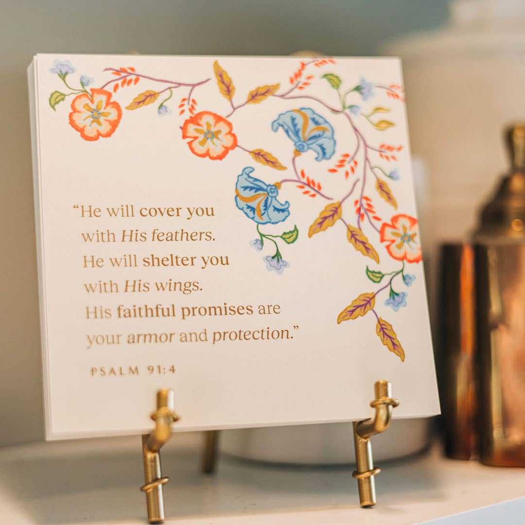 Promises from the Psalms w/Stand: Acrylic