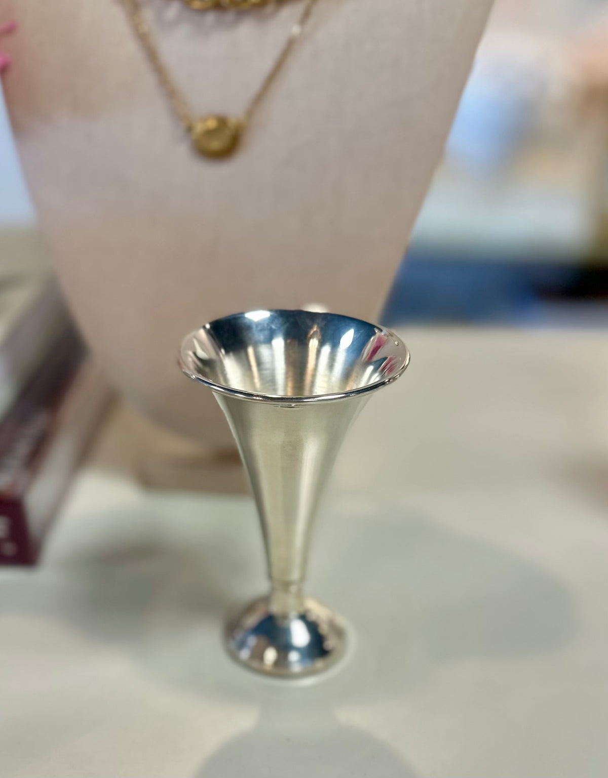 Silver Bud Vase