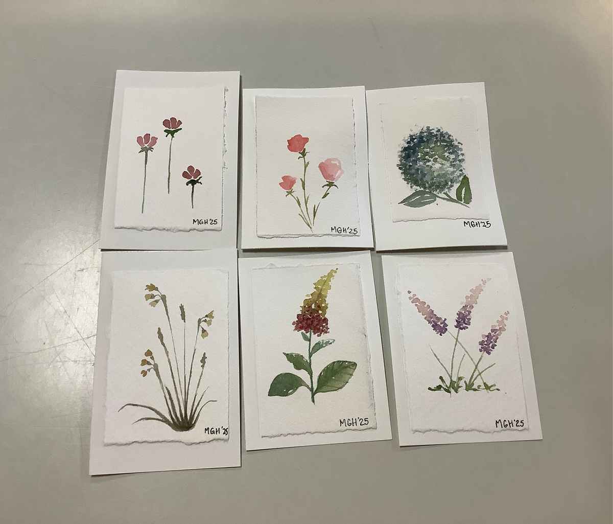 MGH Hand-Painted Greeting Card