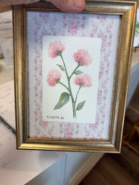 MGH Pink floral 5 x 7
