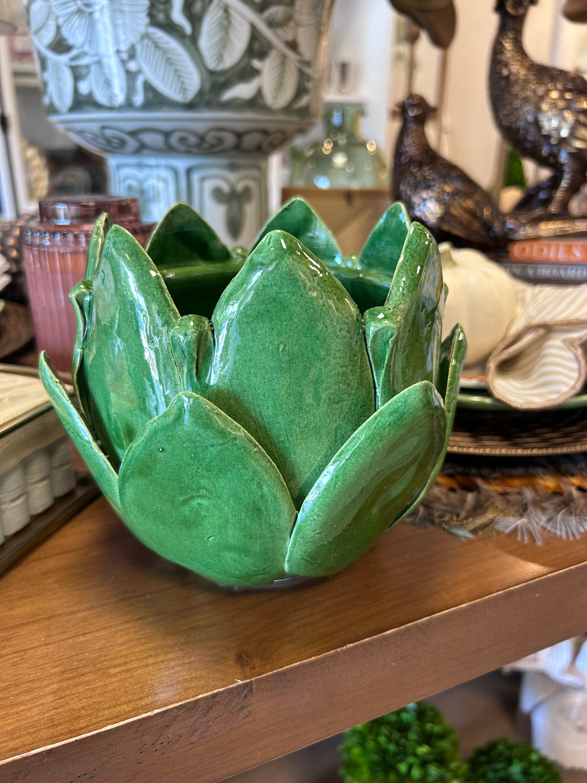 Green Artichoke Cachepot