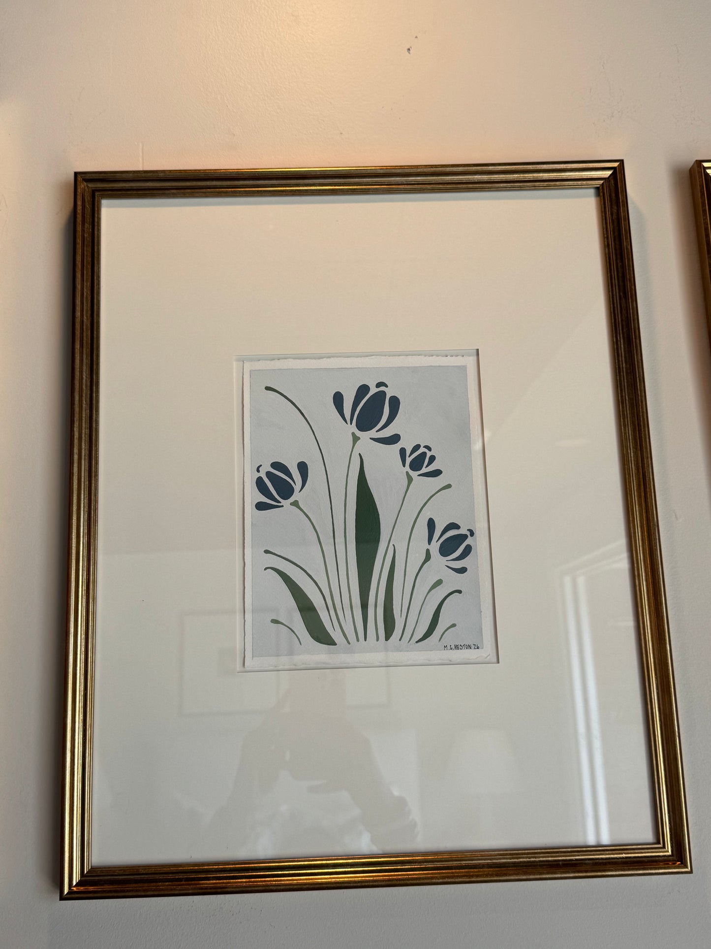 MGH Light Blue Floral