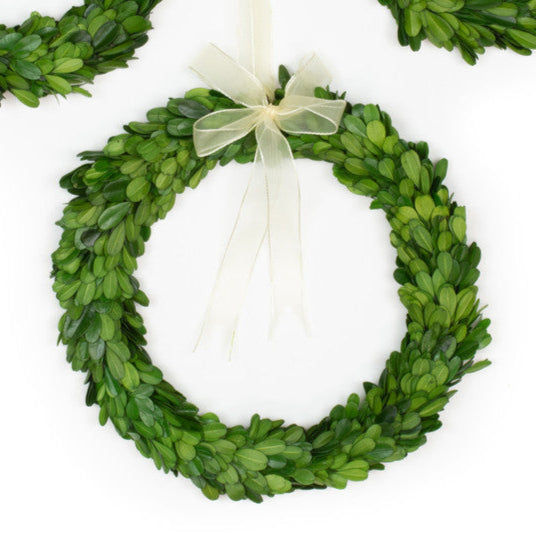 Preserved Boxwood Wreath 10"