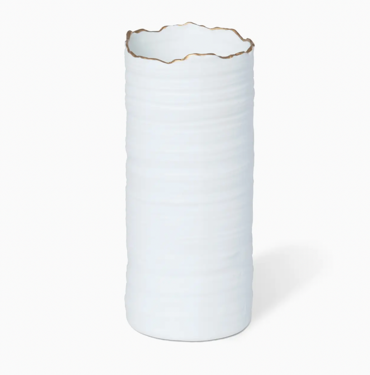Gilded Organic Edge Vase