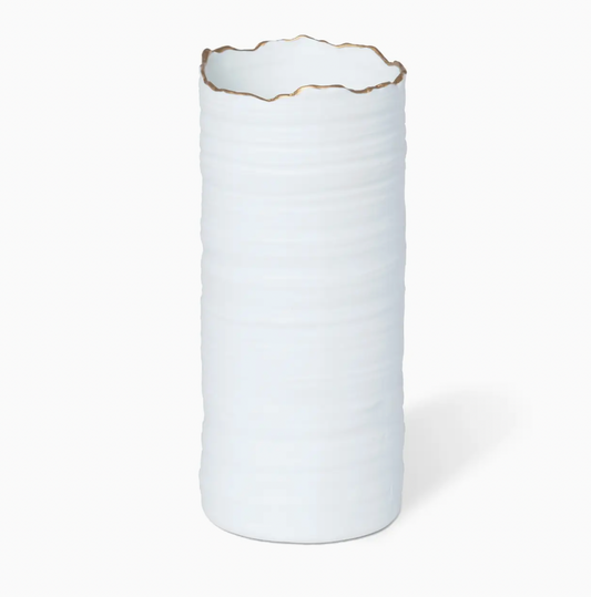 Gilded Organic Edge Vase