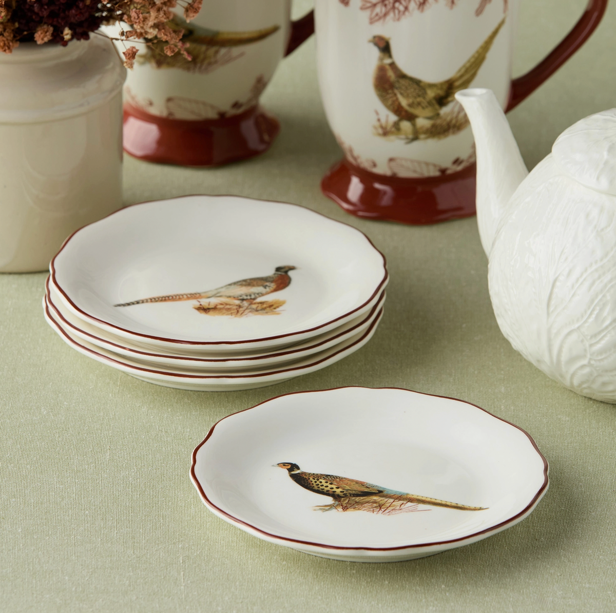 Pheasant Grove Canape Plate