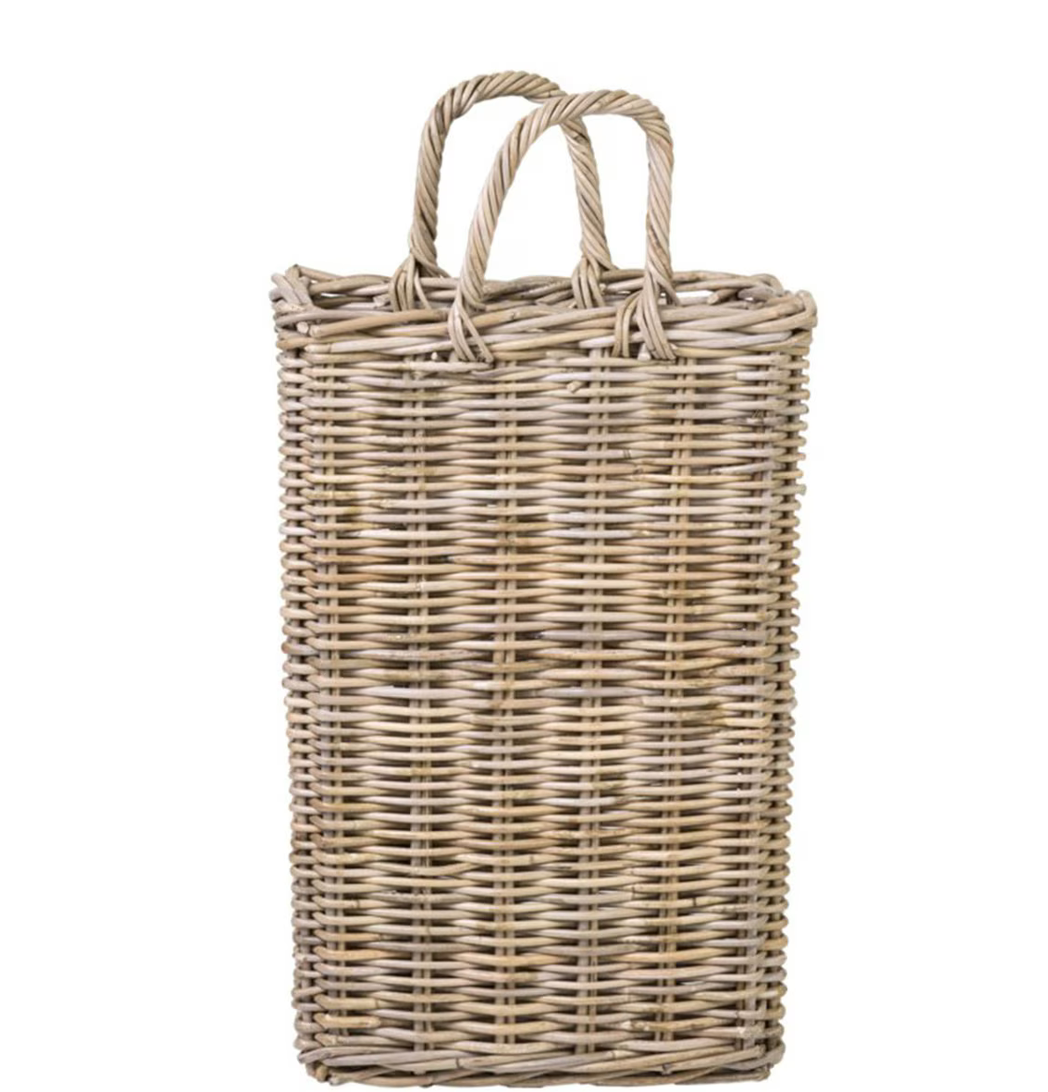 Narrow Rattan Basket