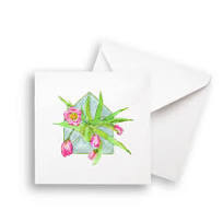Envelope with Tulips Card