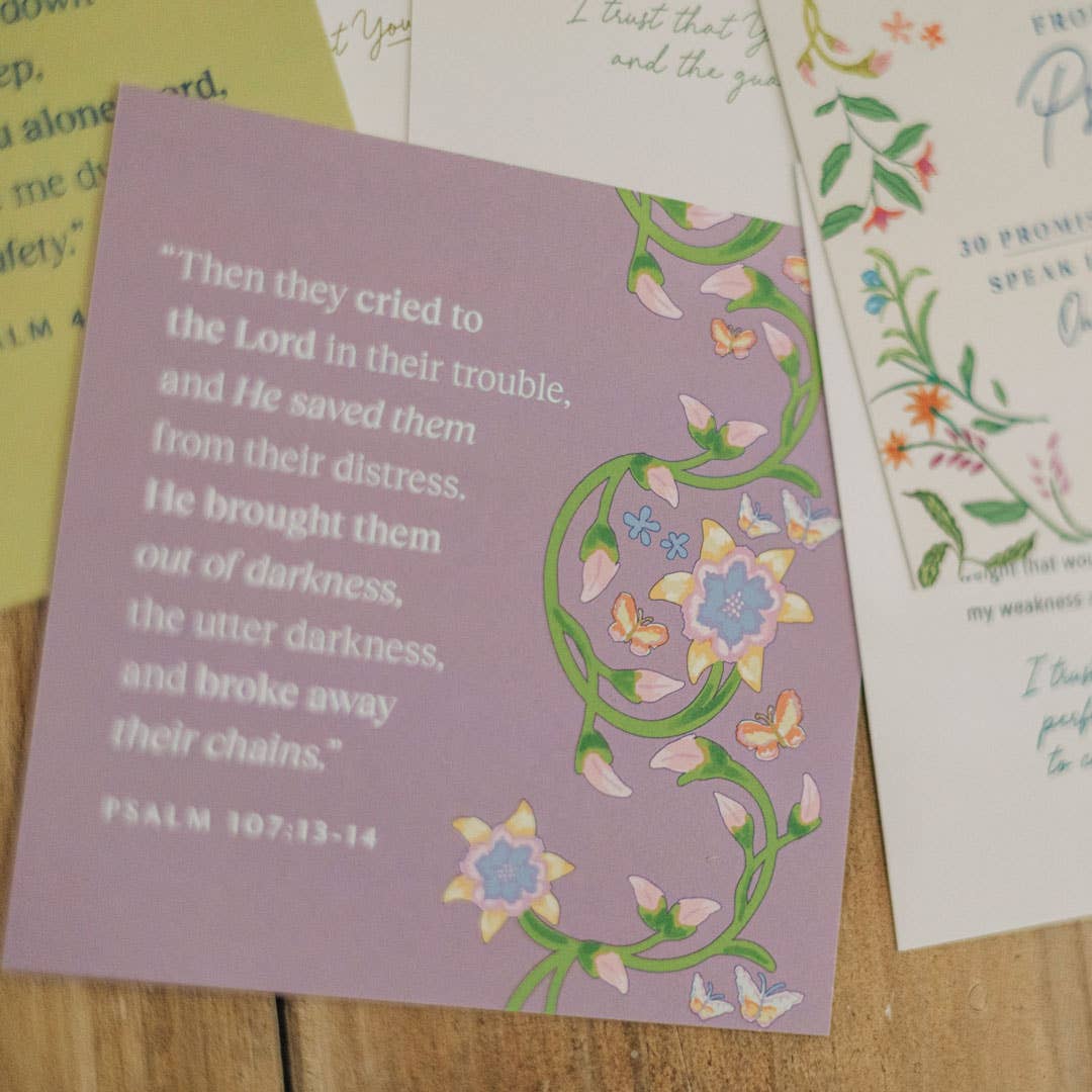 Promises from the Psalms w/Stand: Acrylic