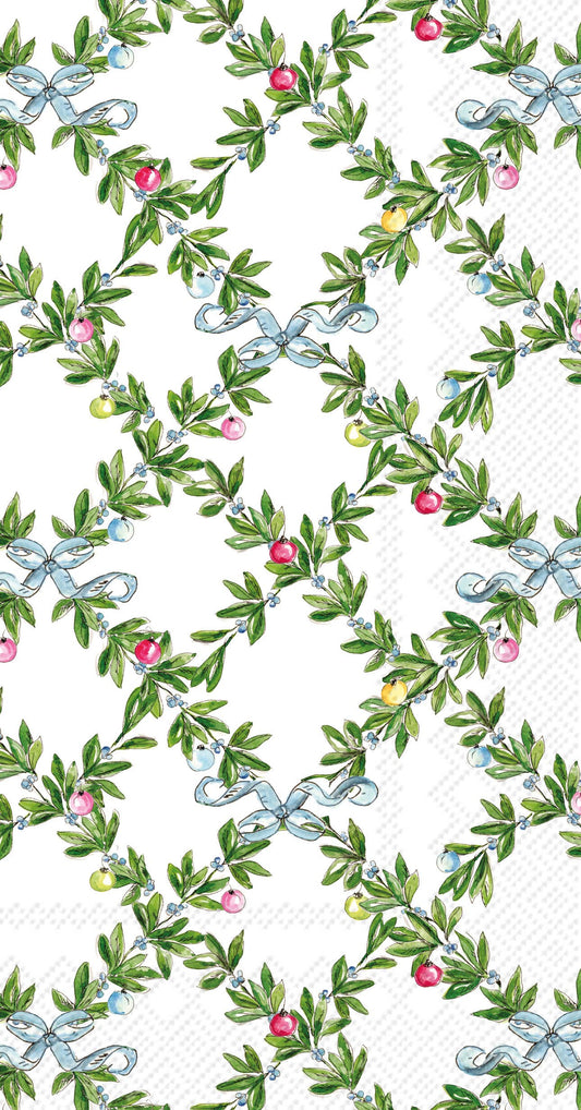 Boxwood Christmas Paper Guest Towels