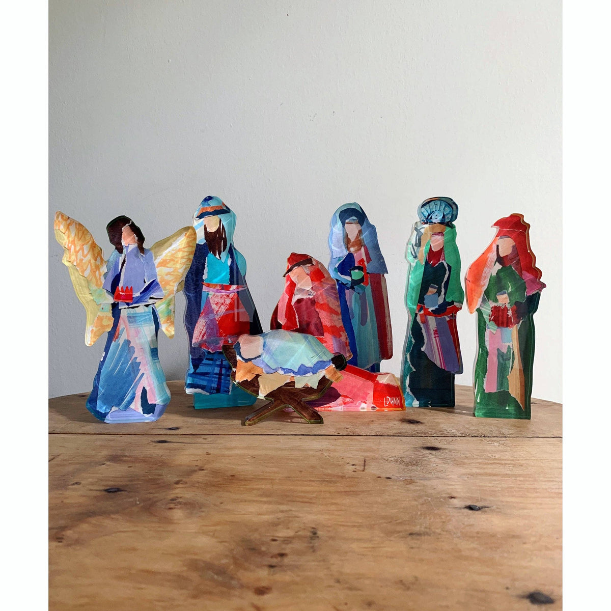 Acrylic Nativity Set: Large