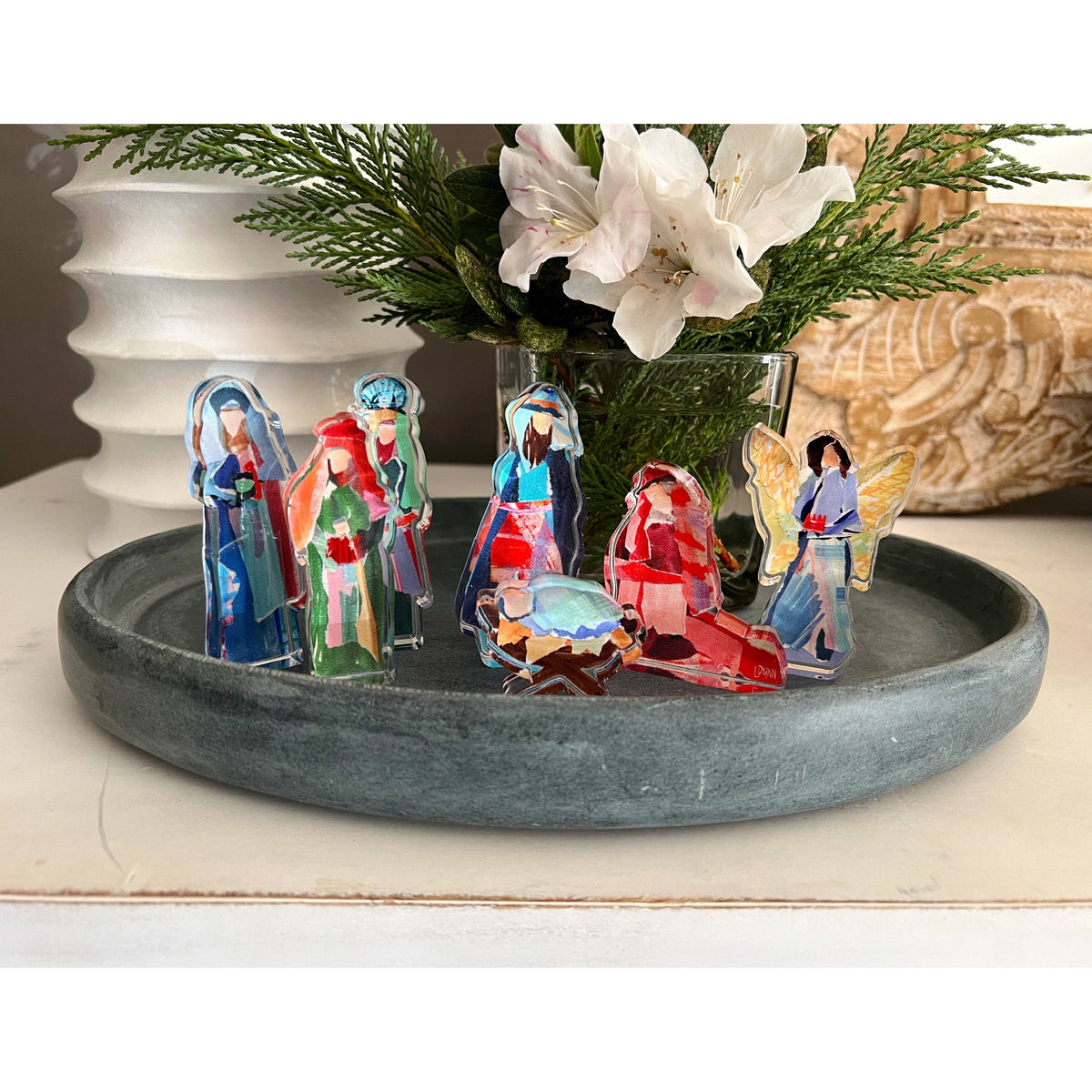 Acrylic Nativity Set: Large