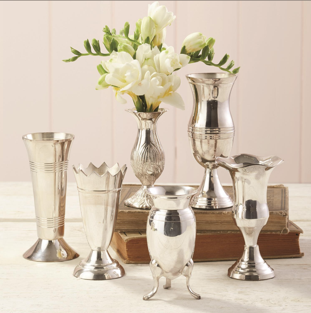 Queen Anne Silver Vases