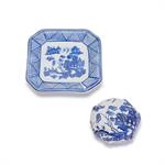 Blue and White Dish with Soap