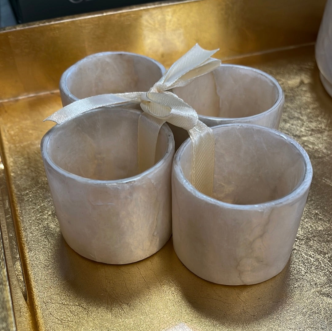 Pearl Napkin Rings (Set of 4)